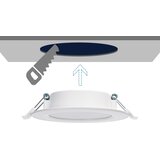 Aigostar LED ugradna plafonska svetiljka LED/6W/230V 4000K prečnik 11,8 cm bela | Eponuda.com