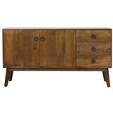 Light & Living Smeđa niska komoda od masivnog drveta 152x80 cm Espita – | shoptok.hr