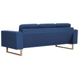 vidaXL trosjed od tkanine plavi | shoptok.hr