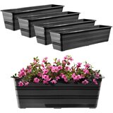 KADAX balkonski cvetlični lonec velik cvetlični lonec 60 cm paket rož 4 kosi stojalo za rože, (5000346086) | Shoptok.si