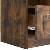 TV omarica Dimljen hrast 102 x 34,5 x 47 cm Inženirski les, (5000210190) | Shoptok.si