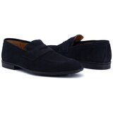 Duca di Morrone Slips on Leone - Suede Blue Modra | Shoptok.si