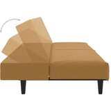  Dvosjed na razvlačenje smeđi baršunasti | shoptok.hr