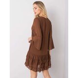 Italy Moda Dress-DHJ-SK-10613B.07-brown | shoptok.hr