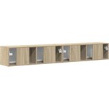 TV zidni ormar 2 pcs Sonoma 98 x 31 x 29,5 cm Konstruirano drvo | shoptok.hr
