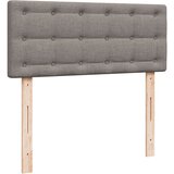  Krevet s oprugama i madracem smeđesivi 120 x 200 cm od tkanine | shoptok.hr