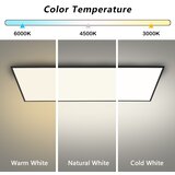  Brilagi - LED plafonsko svetlo SLIMFRAME LED/80W/230V 120x60 cm 3000/4000/6000K crna | Eponuda.com