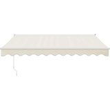 Tenda na uvlačenje krem 3 x 2,5 m od tkanine i aluminija | shoptok.hr