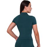 GymBeam ženska majica Ignite Cropped Dark Green 92191