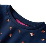  Dječja haljina s dugim rukavima modra 140 | shoptok.hr