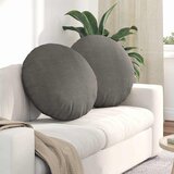  Jastučići za sjedenje 2 pcs Svijetlo siva Ø 80 cm | shoptok.hr