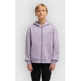 Foundation Kids Zip Hoodie purple ash