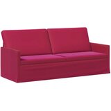  Set sofe 2 pcs Vinska crvena Baršun - boja crnog vina 1-sjedalni + 3-sjedalni (180 cm) | shoptok.hr