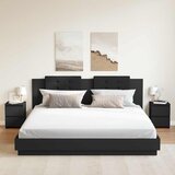  Noćni ormarići 2 kom crni 30 x 30 x 40 cm od konstruiranog drva | shoptok.hr