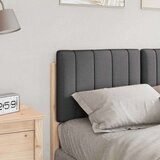  Tapecirani uzglavlje s uzglavljem Smeđa i tamno siva 120 cm | shoptok.hr