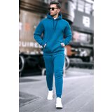 Madmext Petrol Blue Hooded Basic Tracksuit 5905 | shoptok.hr