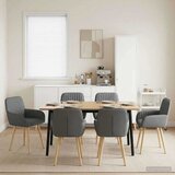  Trpezarijske stolice 6 pcs Tkanina Tamnosiva | shoptok.hr