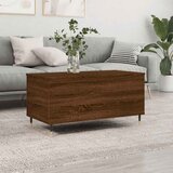  Stolić za kavu boja hrasta 90 x 44,5 x 45 cm konstruirano drvo | shoptok.hr