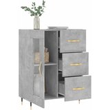  Komoda siva boja betona 69,5x34x90 cm od konstruiranog drva | shoptok.hr