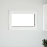  Okno za klet RISOR 90 x 50 cm PVC in steklo Bela, (5000215167) | Shoptok.si