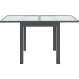 Ambia Garden VRTNA MIZA kovina, steklo antracit | Shoptok.si