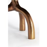 Light & Living Steklena okrogla mizica v bronasti barvi/bež ø 76 cm Mello – | Shoptok.si