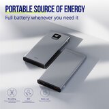 ALLITY prijenosna baterija APB-100 PD QC 22.5W 10000 mAh siva | shoptok.hr