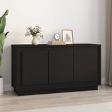 Maison Chic Komoda - Predalnik črna 102x35x55 cm inženirski les, (21716424) | Shoptok.si