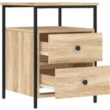 vidaXL Noćni ormarići 2 kom boja hrasta 44x45x60 cm konstruirano drvo | shoptok.hr