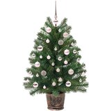 vidaXL Umestno božično drevo med 150 LED Zelena 90 cm PE in PVC | Shoptok.si