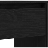  Konzolni stolić crni hrast 89x41x76,5 cm Konstruirano drvo | Shoptok.si