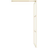  Stijenka za walk-in tuš sa staklom ESG zlatna 100 x 195 cm | shoptok.hr