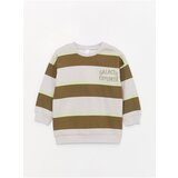 LC Waikiki Crew Neck Long Sleeve Striped Baby Boy Sweatshirt Cene