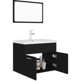 vidaXL set kupaonskog namještaja od iverice crni | shoptok.hr