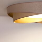 Brilagi LED prigušiva svetiljka VELVET TWIST LED/36W/230V CCT prečnik 65 cm WT bež./zl. + daljinski upravljač | Eponuda.com