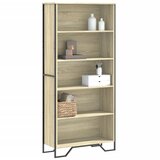 vidaXL Ormarić za knjige boja hrasta 80x31x169 cm konstruirano drvo Cijene