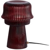 Leitmotiv Bordo rdeča steklena namizna svetilka (višina 26 cm) Cadiz – Cene