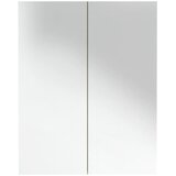  Kupaonski ormarić s ogledalom 60x15x75 cm MDF bijeli i hrast | shoptok.hr