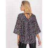 ZULUNA Blouse-CHA-BZ-3203-1.42-black-pink | Shoptok.si