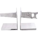  Držači za knjige 2 pcs Srebrno 11 x 14 x 17,5 cm Aluminij | Eponuda.com