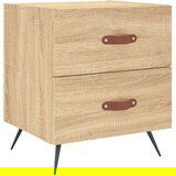  Noćni ormarići 2 kom boja hrasta 40x35x47 5cm konstruirano drvo | shoptok.hr