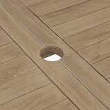  Sklopivi vrtni stol sivi 120 x 70 x 75 cm od masivne tikovine | Eponuda.com