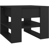  Stolić za kavu crni 55,5x55x45 cm od konstruiranog drva | shoptok.hr