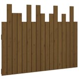  Zidno uzglavlje boja meda 108x3x80 cm masivna borovina | shoptok.hr