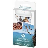 W4Z13A - HP Zink Sticky-backed Photo Paper, 20 sheets, 51x76mm