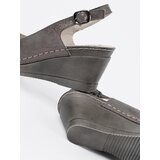 GOODIN Women's gray wedge sandals | shoptok.hr