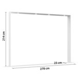 Premium Living Okrasni Okvir Elara, Bela, Osvetlitev | Shoptok.si
