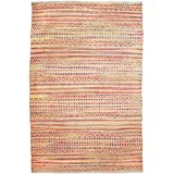 PREPROGA IZ JUTE 120/170 cm taftano rdeča