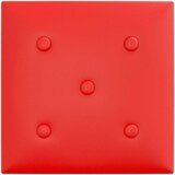  Zidne ploče od umjetne kože 12 kom crvene 30 x 30 cm 1 08 m² | shoptok.hr