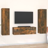  3-dijelni set TV ormarića boja dimljenog hrasta drveni | shoptok.hr